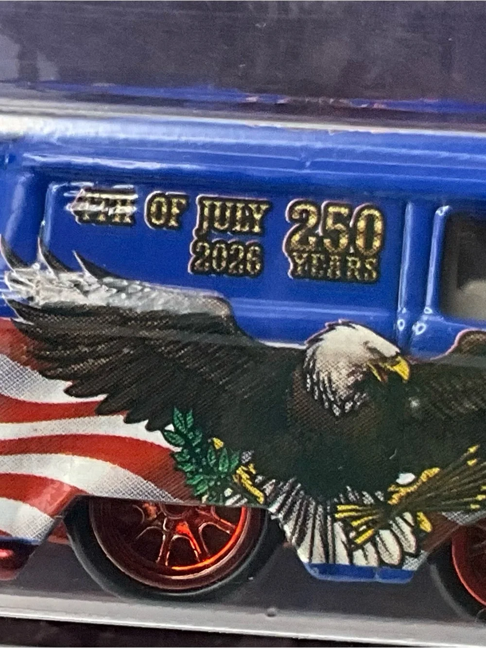 Blue Patriotic Collectible Kool Kombi - 250 Years Commemorative